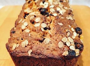 Foto di Plumcake all'arancia e uvetta senza zucchero