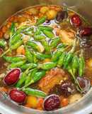 Lẩu gà tiềm ớt hiểm