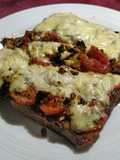 Churrasquitos de cerdo al horno a la pizza
