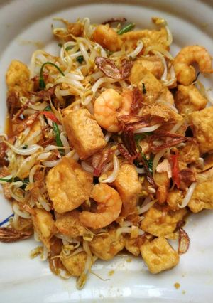 Foto resep Oseng udang tahu