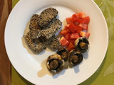 Nuggets veganos de poroto negro