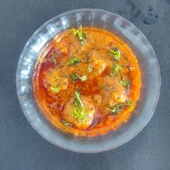 A picture of Kashmiri Dum Aloo.