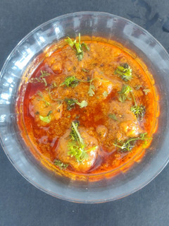 A picture of Kashmiri Dum Aloo.