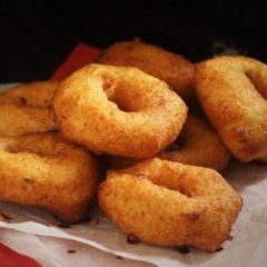 A picture of Methu vada || ulundhu vada.