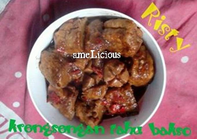 Cara Gampang Membuat Krengsengan TaSo (Tahu-Baso) Anti Gagal