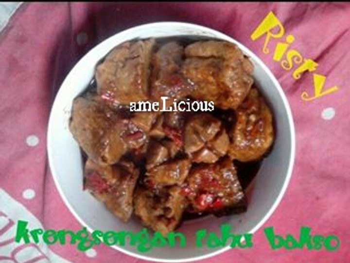 Cara Gampang Membuat Krengsengan TaSo (Tahu-Baso) Anti Gagal