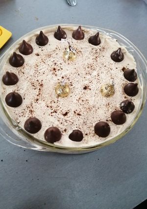 Una foto de Pastel de café frío 😋