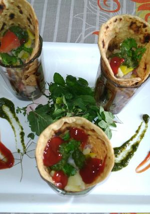 A picture of Paratha roll.