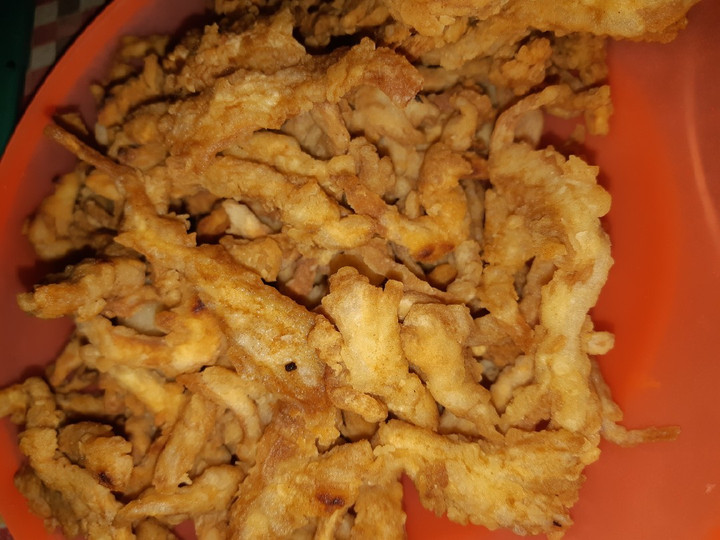 Bagaimana Menyiapkan Jamur Tiram goreng tepung simple yang Lezat Sekali