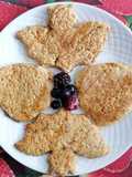 Hotcakes de Halloween 👻🧛🏻‍♀️ (amaranto, camote, avena)