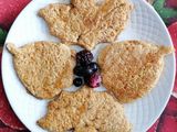 Hotcakes de Halloween 👻🧛🏻‍♀️ (amaranto, camote, avena)