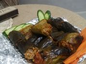 A picture of brinjal rice