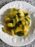 Pepino encurtido con limón al estilo Japón (キュウリの浅漬け)