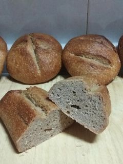 Una foto de Pan de espelta con masa madre