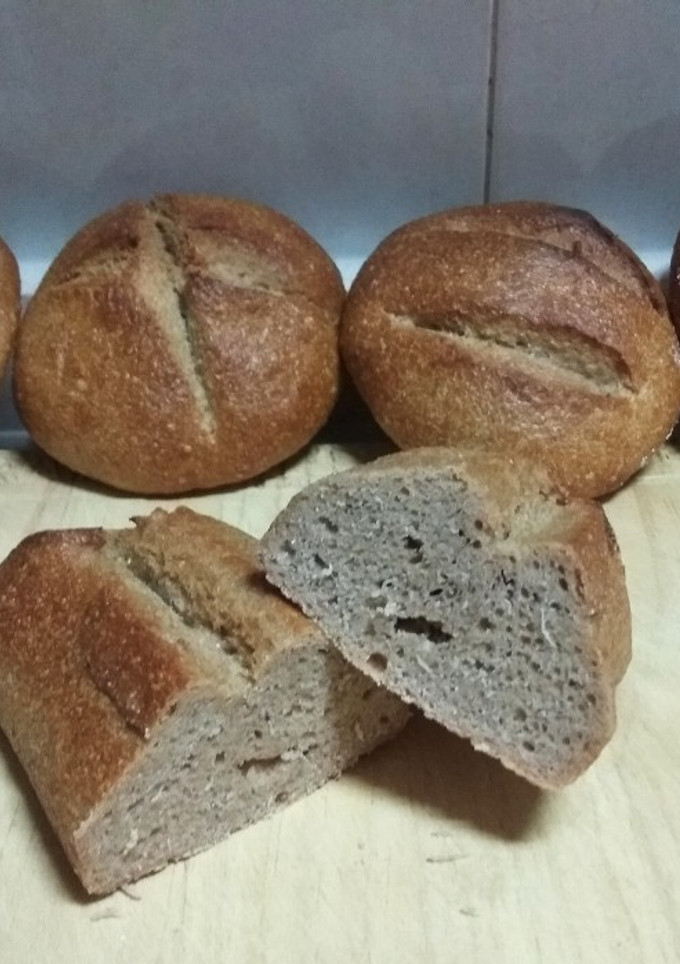 Una foto de Pan de espelta con masa madre