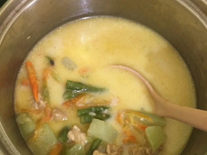 Easy Steps Make Recipes Sayur Lodeh Tempe Labu Siam Kacang Panjang the Perfect Tasty.