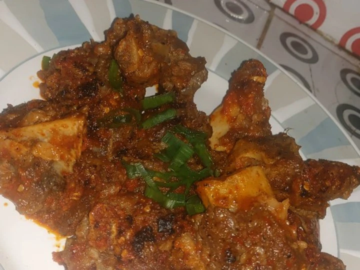 Langkah Mudah untuk Menyiapkan Resep Iga bakar balado yang Lezat