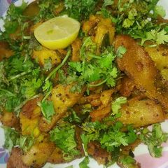 Chane ki dal ke farre A picture of Chane ki dal ke farre.