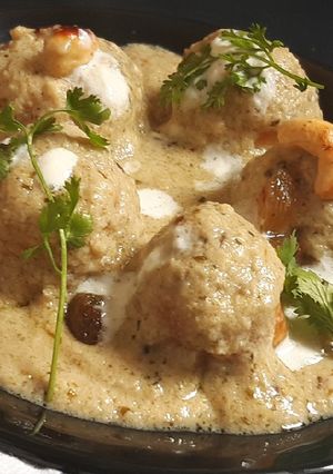 A picture of Malai Kofta.