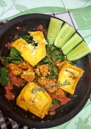 Foto resep 28. Sambal Kemangi Tahu Tempe