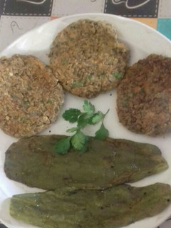 Una foto de Tortitas de lentejas