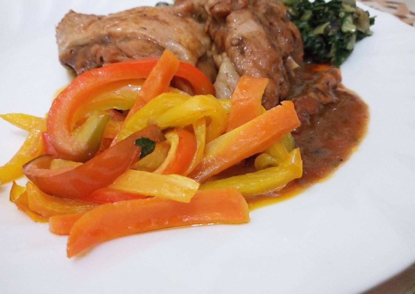 Lazy Chicken Thighs Stew
