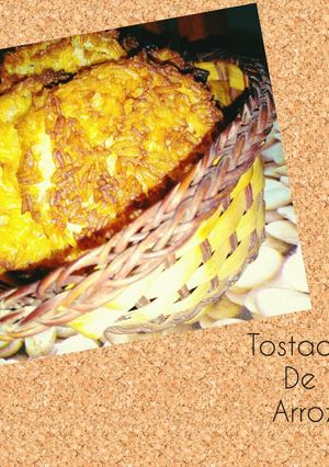Una foto de Tostadas de arroz(arroz Posta no harina de arroz, arroz literal)