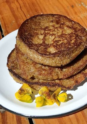 Una foto de Hotcakes de chocolate