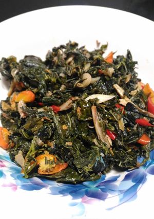 Foto resep Tumis daun singkong