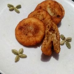 A picture of Suji Kakara Pitha.