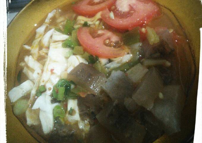 Standar Cara mudah bikin Soto Mie Bogor  sedap