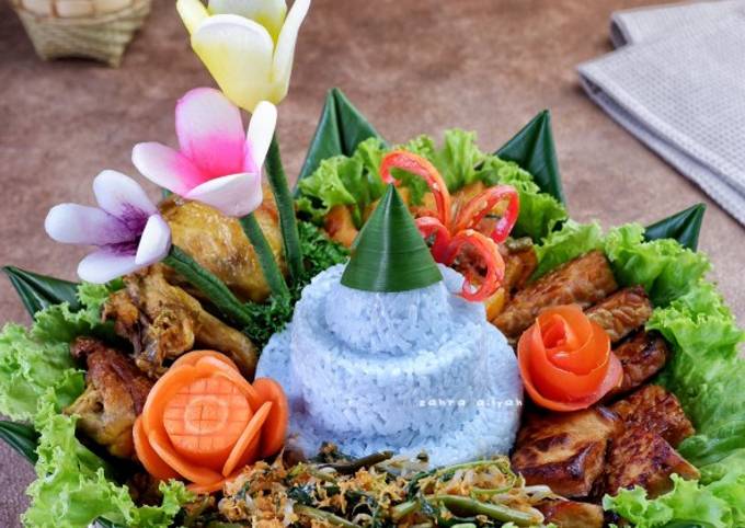 Resep Tumpeng Mini Bunga Telang Oleh Zahra Aliyah Cookpad