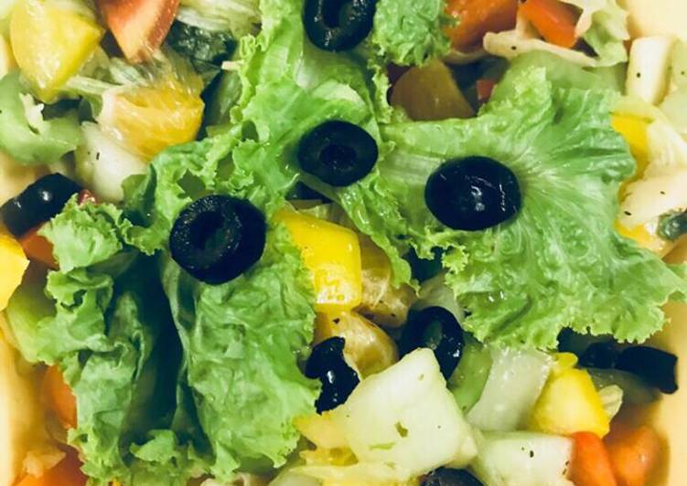 Steps to Make Favorite Rainbow Citrus Salad