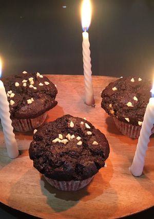 Foto resep Birthday chocolate muffin