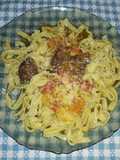 Fideos caseros con harina integral