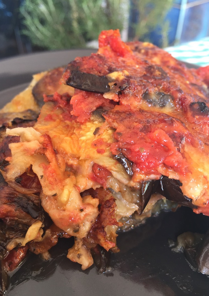 Una foto de Lasagna de berenjenas