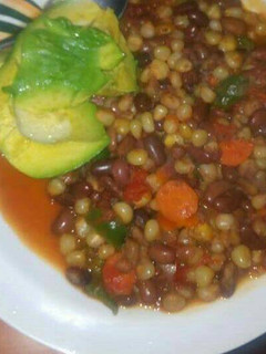 A picture of Kenyan Githeri.