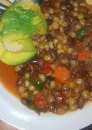 A picture of Kenyan Githeri.