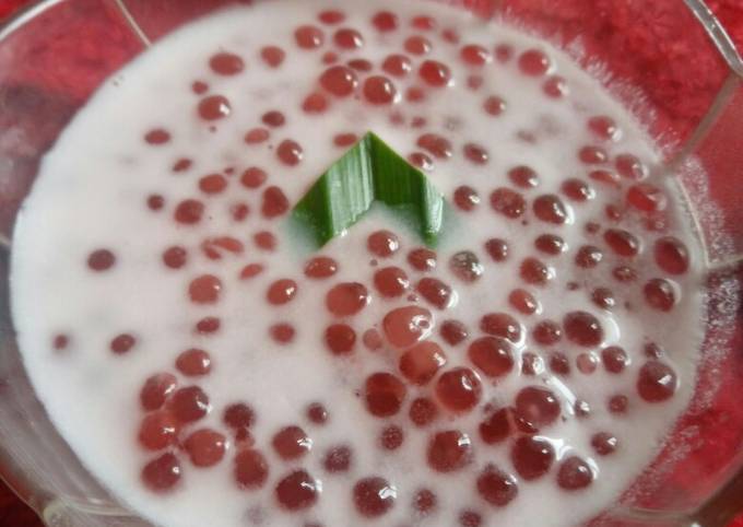 Resep Bubur Mutiara Simple Irit Gas Metode 5 30 7 Oleh Rona Ve Cookpad