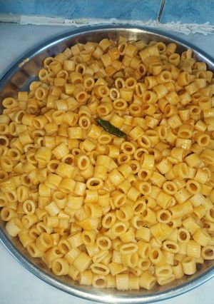 صورة لوصفة مكرونة حمراء لذيذة 😋