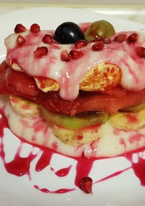 O poză a rețetei Hamburger dulce.