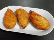 Una foto de mejillones rellenos