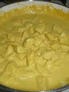 Una foto de Pollo al curry