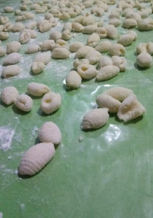 Una foto de Ñoquis caseros