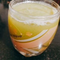 A picture of Bottlegourd and Amla Juice.