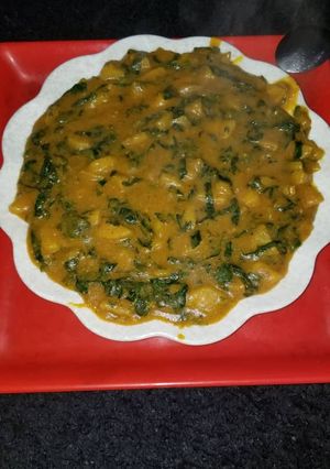 A picture of Plantain porriage.