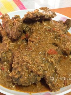 Foto resep Rendang sapi pedas