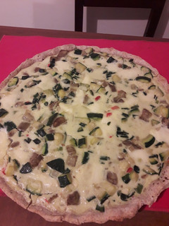 Una foto de Tarta integral de verduras