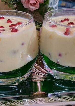 A picture of Fruit Custard.