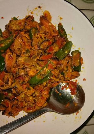 Foto resep Kerang cabe ijo